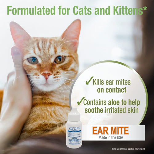 Four Paws Ear Mite Remedy for Cats