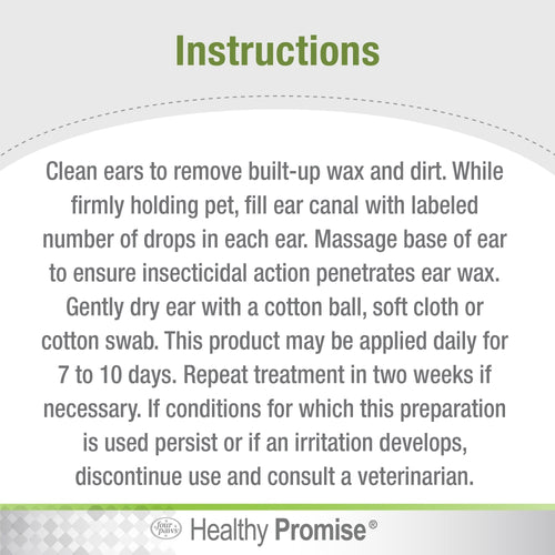 Four Paws Ear Mite Remedy for Cats