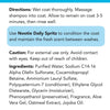 Nootie Sweet Pea & Vanilla Nourishing Pet Shampoo
