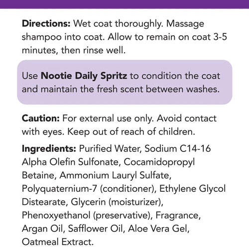 Nootie Soft Lily Passion Restoring Pet Shampoo
