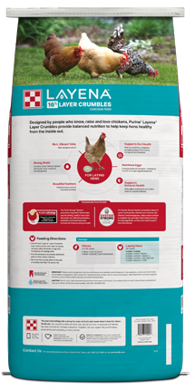 Purina® Layena® Crumbles 16% Layer Feed