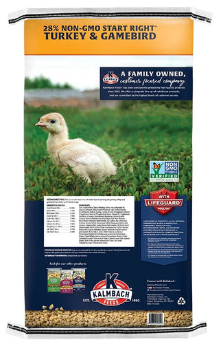 Kalmbach 28% Non-GMO Start Right™ Turkey & Gamebird