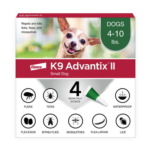 K9 Advantix II Flea, Tick & Mosquito Treatment & Prevention for Small Dogs