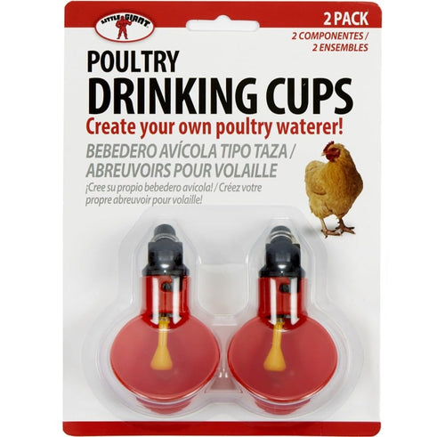 Little Giant Poultry Drinking Cups 2 Pack