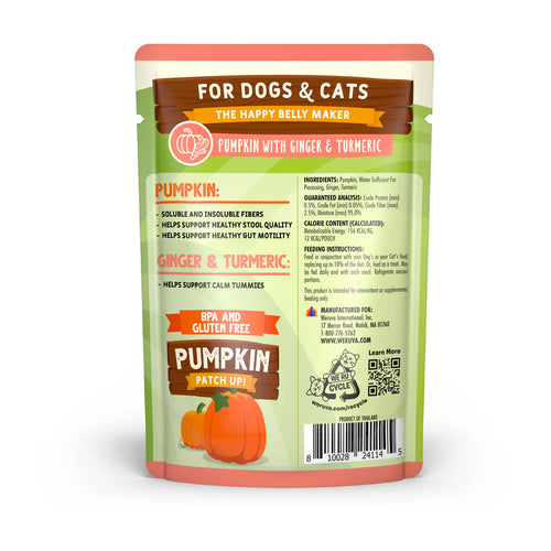 Weruva Pumpkin Patch Up!, Pumpkin with Ginger & Turmeric for Dogs & Cats