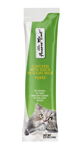 Fussie Cat Chicken with Duck in Goat Milk Purée