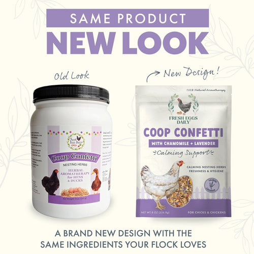 Fresh Eggs Daily Coop Confetti Nesting Herbs