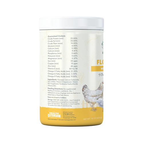 Fresh Eggs Daily Flock Flax Feed Supplement