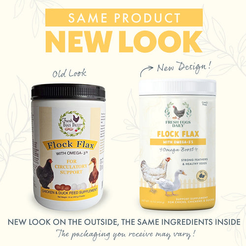Fresh Eggs Daily Flock Flax Feed Supplement