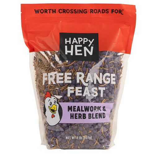 Happy Hen Free Range Feast™ Mealworm & Herb Blend