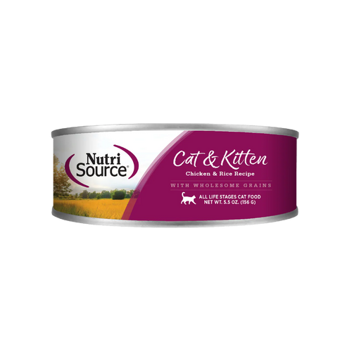 NutriSource® Chicken & Rice Formula Wet Cat Food