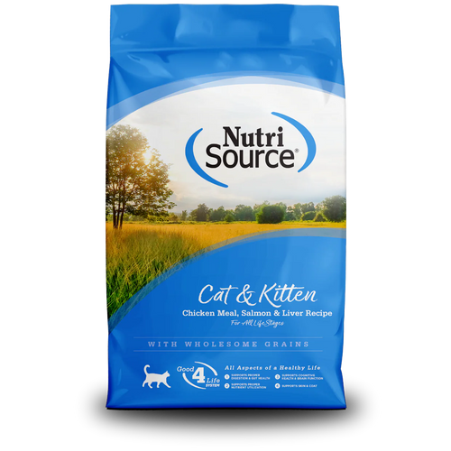 NutriSource® Cat & Kitten Chicken Meal, Salmon & Liver