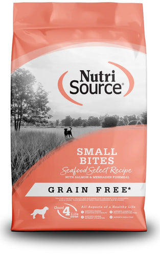 NutriSource® Grain Free Small Bites Seafood Select Recipe Dog Food