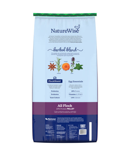 Naturewise All Flock 20% Protein Pellet