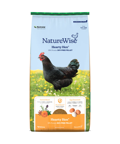 Naturewise Hearty Hen 18% Protein Soy-Free Pellet