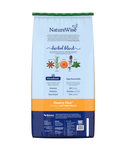 Naturewise Hearty Hen 18% Protein Soy-Free Pellet