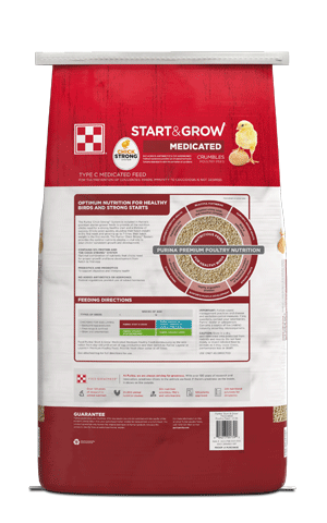 Purina® Start & Grow® Medicated Chick Feed
