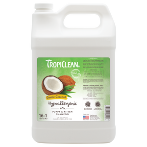 TropiClean Gentle Coconut Hypoallergenic Puppy & Kitten Shampoo