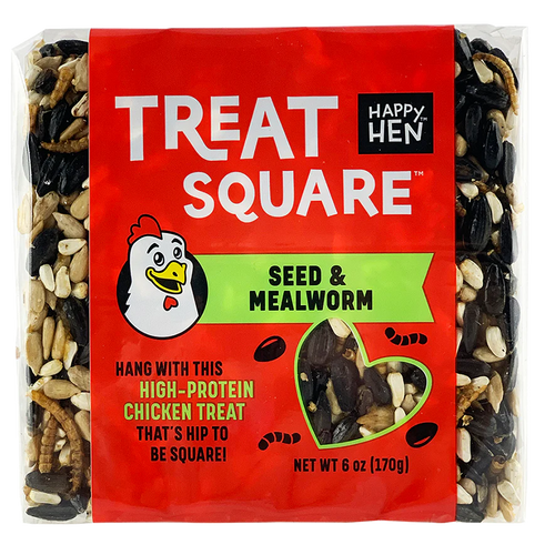 Happy Hen Treat Square Seed & Mealworm
