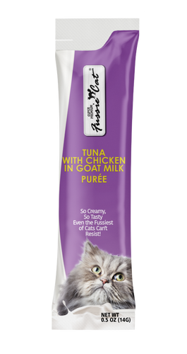 Fussie Cat Tuna with Chicken in Goat Milk Purée