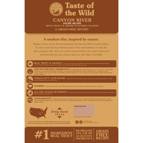 Taste Of The Wild Canyon River Dry Cat Food