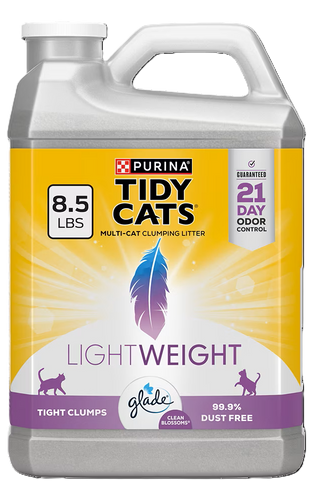 Tidy Cats® Lightweight With Glade® Clean Blossoms™ Multi-Cat Clumping Litter
