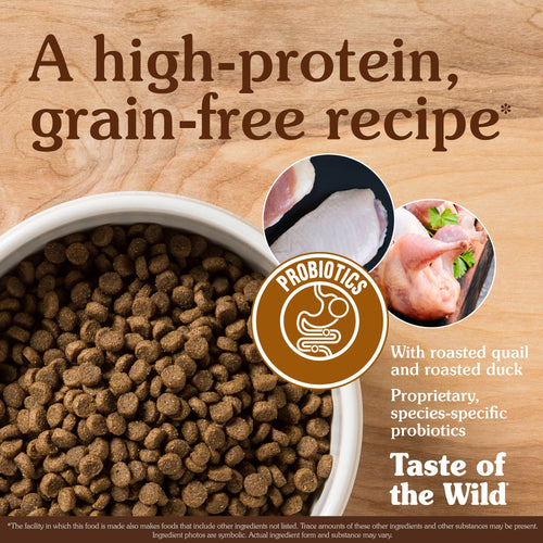Taste Of The Wild Lowland Creek Feline Recipe with Roasted Quail & Roasted Duck