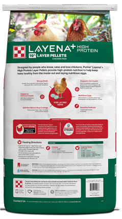 Purina® Layena® + High Protein 19% Layer Feed