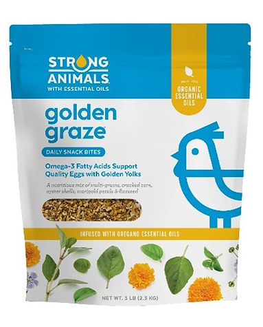 Strong Animals Golden Graze Daily Chicken Treats