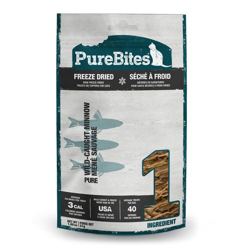 PureBites Freeze Dried Minnow Cat Treats