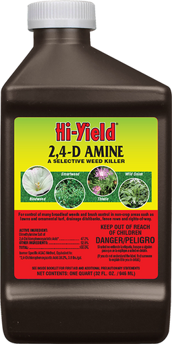 2 4-d-based herbicide Hi-Yield 2, 4-D AMINE A SELECTIVE WEED KILLER - Denton, TX