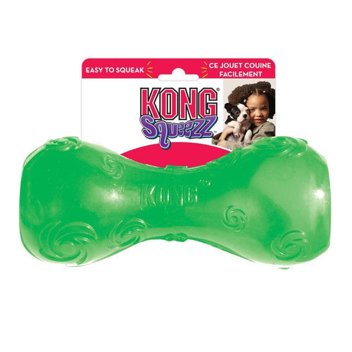 KONG Squeezz Dumbbell Dog Toy
