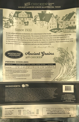 Muenster Ancient Grains with Chicken