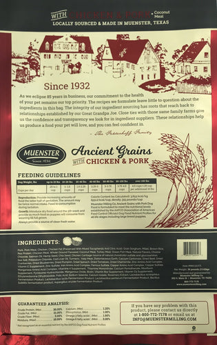 Muenster Ancient Grains with Chicken & Pork