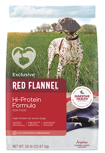 Exclusive Pet Red Flannel HI-Protine High Protein for Active Dogs