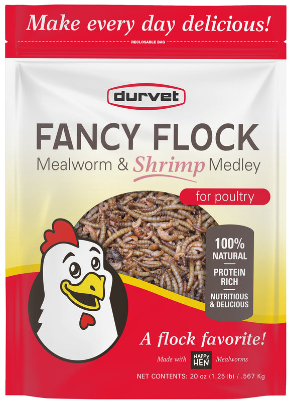 Durvet Fancy Flock™ Mealworm & Shrimp Medley